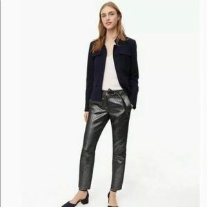 NWT Ann Taylor LOFT Slim Shimmer Pants 12P